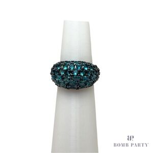 Bomb Party Sirens Collection 2025 - 'Night Tide's Cali’  Hematite Ring SZ 9